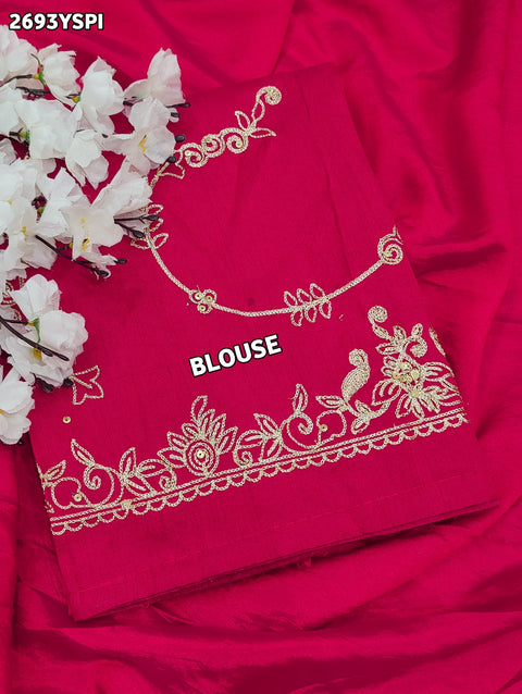 KcPc New LAunch Ojariya Chinon Traditional with Aari work Saree PDM