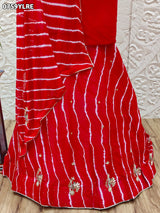 By Rajasthani Lehenga With Traditional Wear
