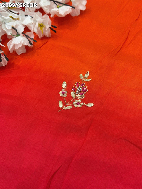 KcPc New H O Silk Banarasi Style With Zardoji Work Saree AMT