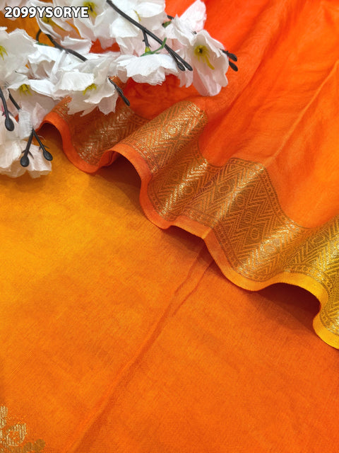 KcPc New Beautiful H O Silk Banarasi Style With Zardoji Work Saree AMT