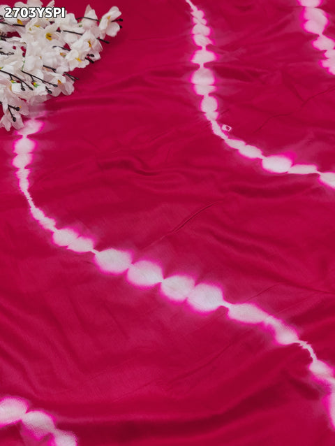 KcPc New Latest Bandhani Style Dola Silk Saree with Gotapatti Work Saree GAN