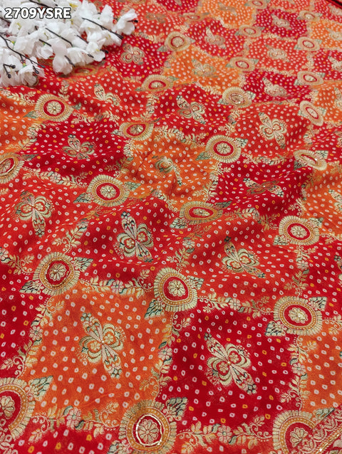 KcPc New Latest Georgette Traditional Style With Cutdana Work Saree MOH