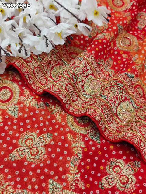 KcPc New Latest Georgette Traditional Style With Cutdana Work Saree MOH