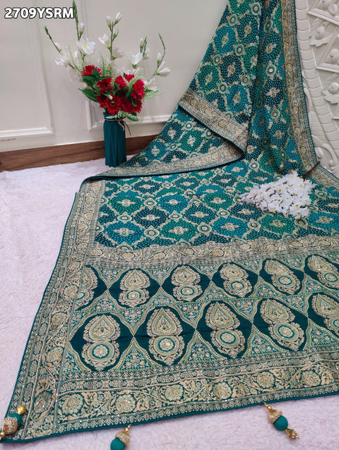 KcPc New Beautiful Georgette Traditional Style With Cutdana Work Saree MOH