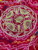 By New Traditional Marwadi Ojariya Chunri with Zardosi Work Odhna