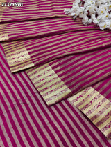By Banarasi Style With Zari weaving Saree