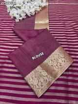 By Banarasi Style With Zari weaving Saree