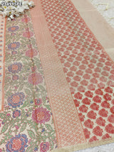 KcPc New BeautifulCotton silk Printed Style Casual Wear Saree KB