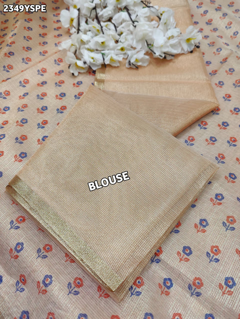 KcPc New Beautiful  Cotton silk Printed Style Casual Wear Saree KB