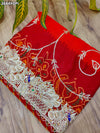 By New Mos Chiffon Marwadi Odhna with Elegant Zardosi Embellishment