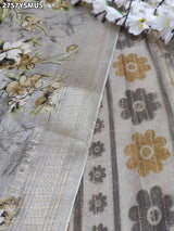 KcPc New Graceful Cotton Silk Printed Saree with Zari Border STL