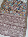 By Printed Style With Zari border