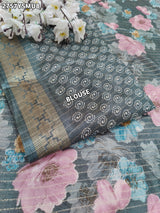 By Printed Style With Zari border