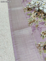 KcPc New Latest Graceful Cotton Silk Printed Saree with Zari Border Work Saree STL