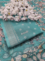 KcPc New Printed Cotton Silk Saree with Elegant Golden Touch STL
