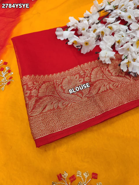 KcPc New Stylish Festive Wear Saree in Organza Banarasi Style SWA