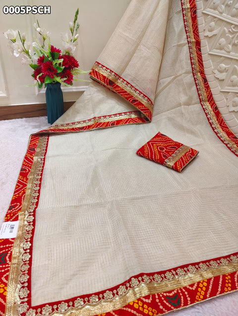 By Banarasi Saree With  Festive Wear