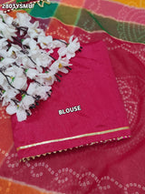 By Bandhani Saree WithFestive Wear
