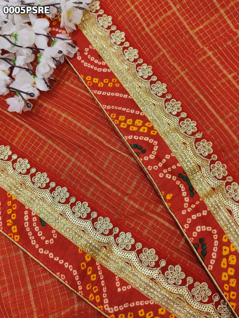 KcPc New Kota Doriya Banarasi Style Saree with Bandhani Border SWA
