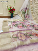 By Printed Saree With Casual Wear