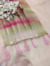 By Printed Saree With Casual Wear