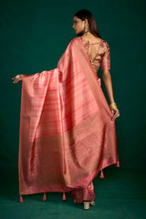 By Banarasi Saree With Casual wear