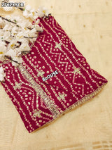 By Mhajani Saree With Gota Patti Work