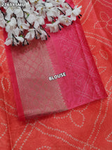 By Bandhani Saree With Festive Wear