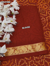 By Bandhani Saree With Casual wear
