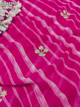 KcPc New Festive Chiffon Saree in Leheriya Style SWA