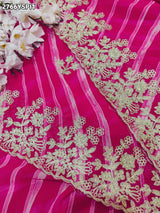 KcPc New Festive Chiffon Saree in Leheriya Style SWA
