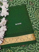 By Bandhani Saree With Casual wear