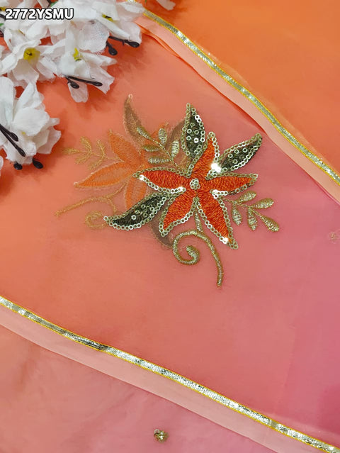 KcPc New Beautiful Festive Wear Saree in Royal Georgette Fabric SWA