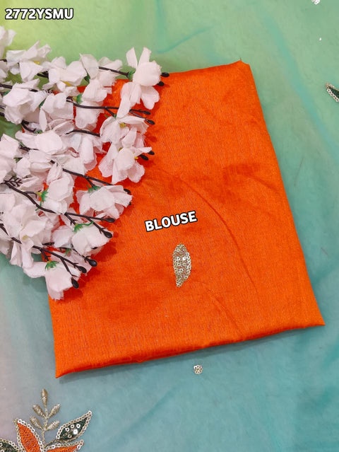 KcPc New Beautiful Festive Wear Saree in Royal Georgette Fabric SWA