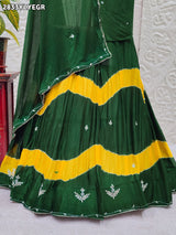 By Traditional Lehenga With Cutdana Work