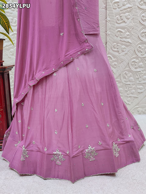 KcPc New Premium Chinon Silk Traditional Lehenga GSM