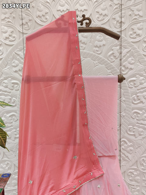 KcPc New Festive Ready Chinon Silk Lehenga with Handwork GSM