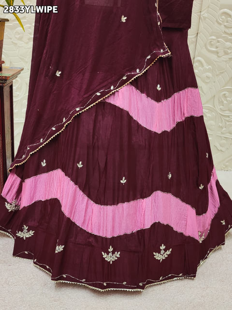 KcPc New Premium Chinon Silk Lehenga for Traditional Celebrations GSM