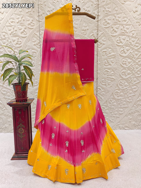 By Traditional Lehenga With Cutdana Work