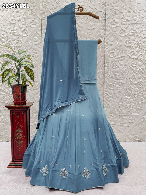 By Traditional Lehenga With Cutdana Work