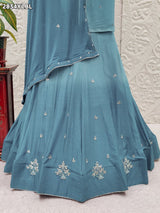 By Traditional Lehenga With Cutdana Work