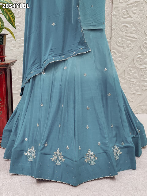 By Traditional Lehenga With Cutdana Work