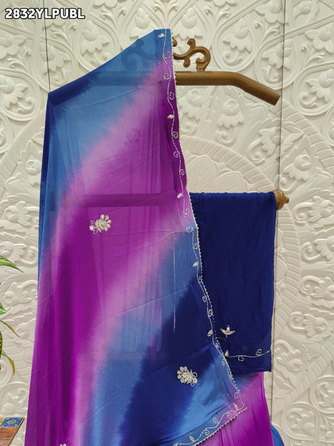 KcPc New Beautiful Cutdana Embellished Chinon Lehenga GSM