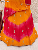 By Traditional Lehenga With Cutdana Work
