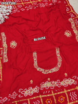 By Bandhani Saree With Wedding wear