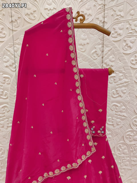 KcPc New Royal H O Silk Hand Work Lehenga GSM