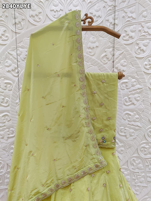 KcPc New Beautifully Crafted Girlish Style Silk Lehenga GSM