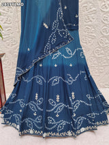 By Bandhani Lehenga With Traditional Wear