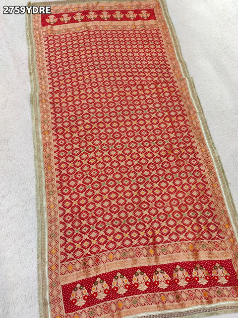 KcPc New Traditional Khaddi Georgette Dupatta with Meena Kari Detailing KcPc