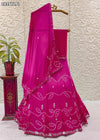 By Bandhani Lehenga With Traditional Wear